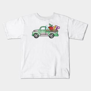 Back to school loader truck Kids T-Shirt